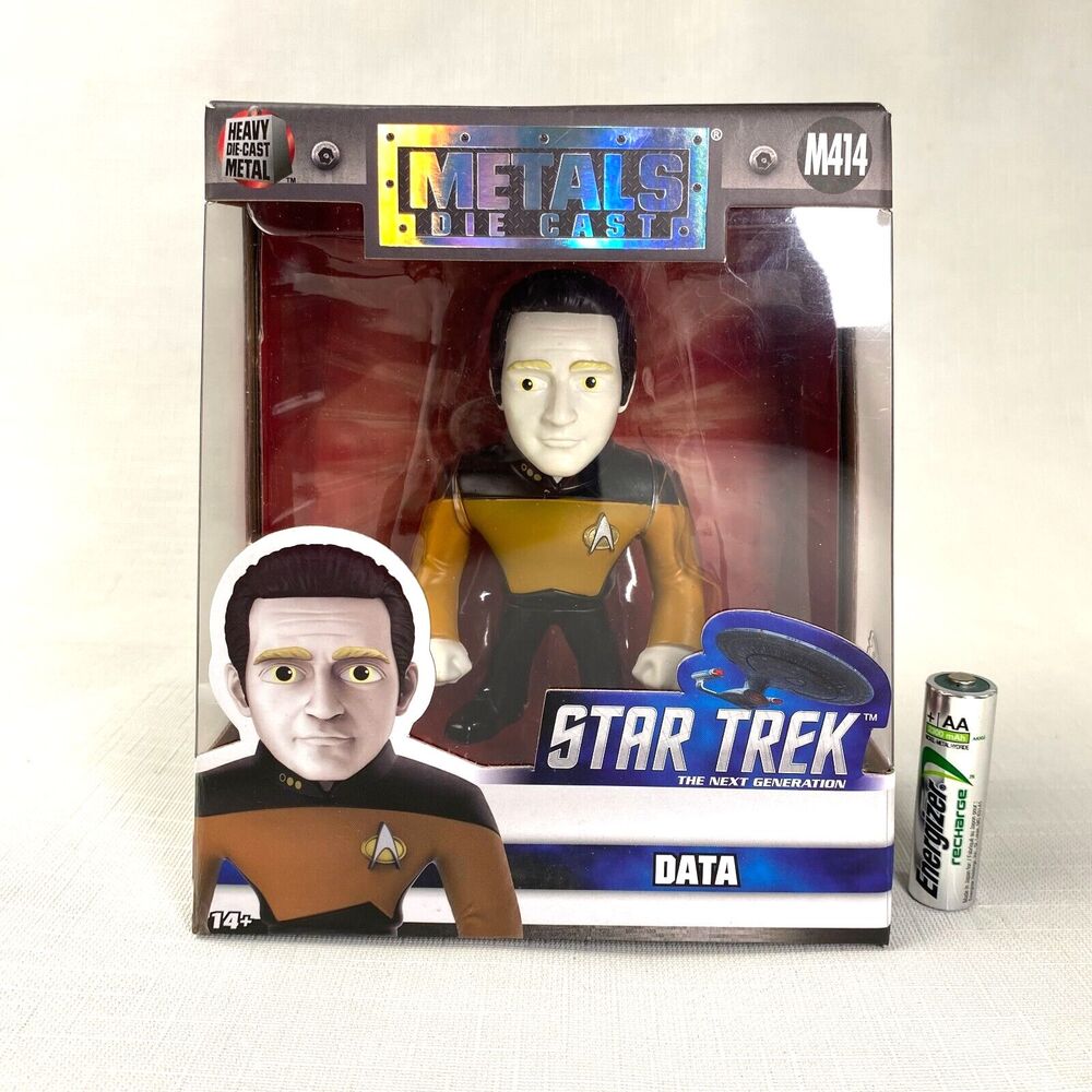 *NEW* STAR TREK TNG "DATA" Metals DIE CAST Figure! 4” M414 Jada Toys Generation